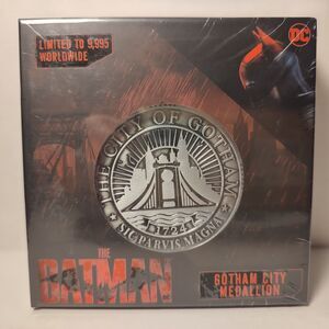 Batman Gotham City Medallion Limited Edition Official DC Metal Badge Figurine